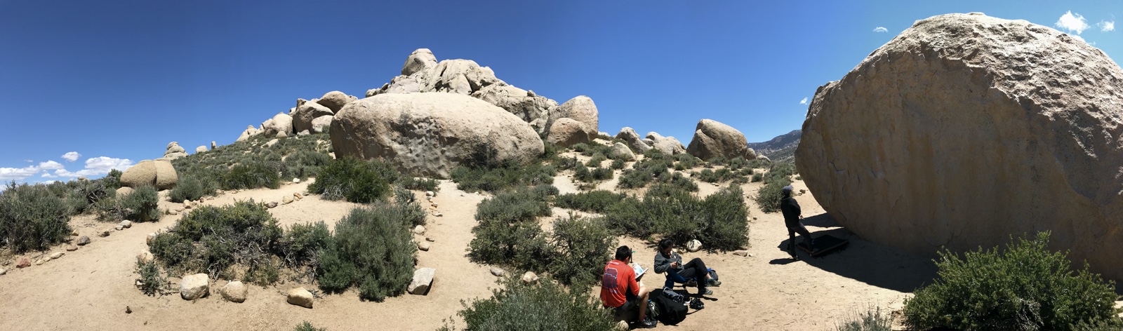 Bouldering at Bishop